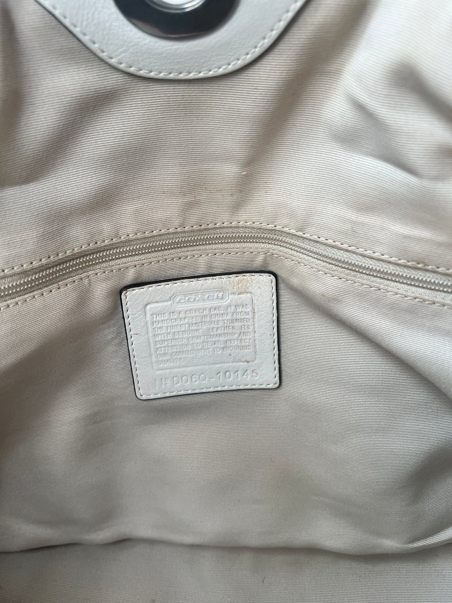 Vintage Coach Chelsea Optic Signature Bag