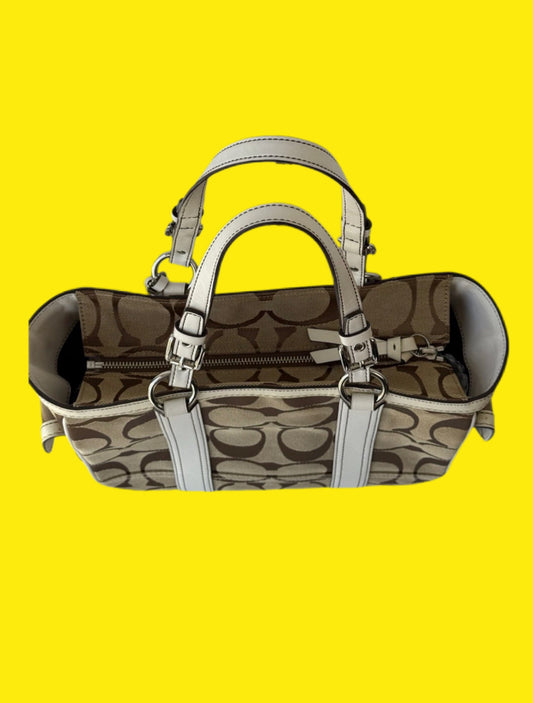 Vintage Coach Signature Gallery Tote