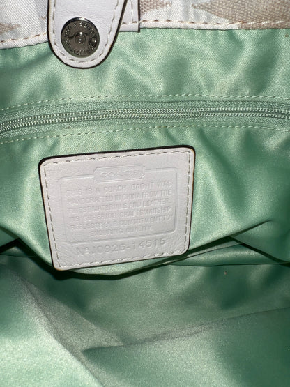 Vintage Coach Peyton Op Art Carryall