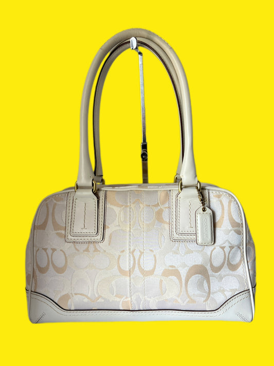 Vintage Coach Hampton Signature Satchel