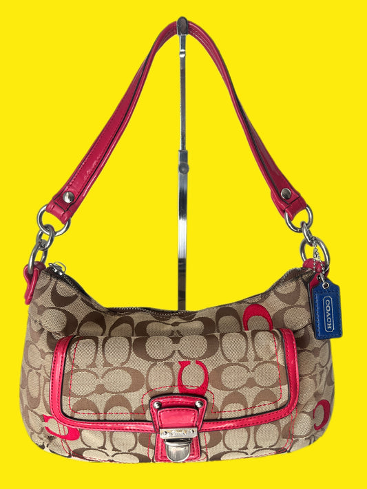Vintage Coach Soho Signature Belt Shoulder Bag