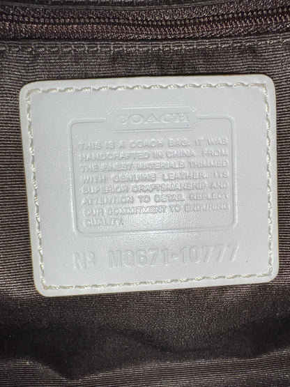 Vintage Coach Hampton Signature Satchel