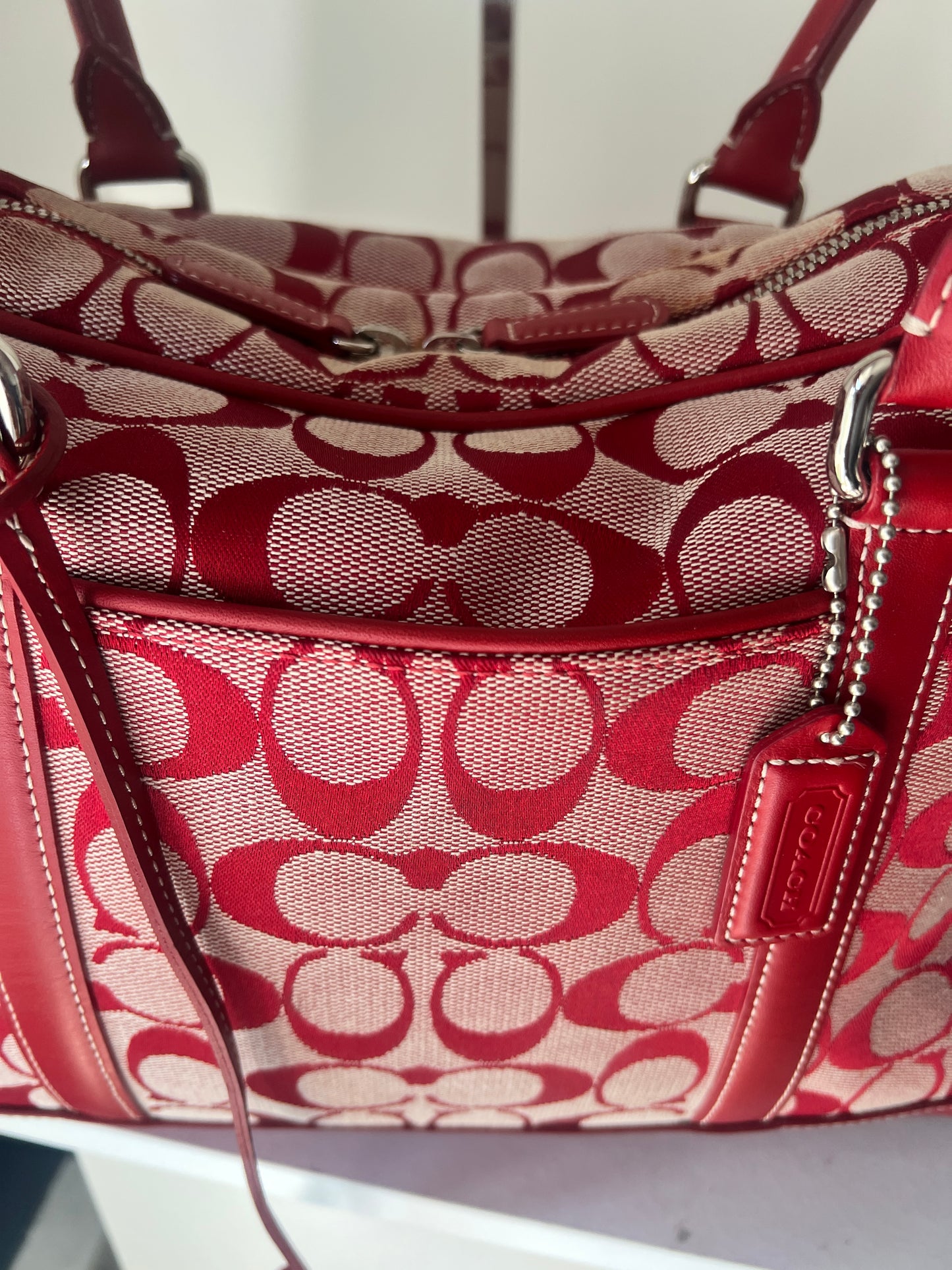 Vintage Coach Signature Satchel