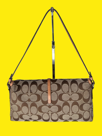 Vintage Coach Hampton Clip Shoulder Bag