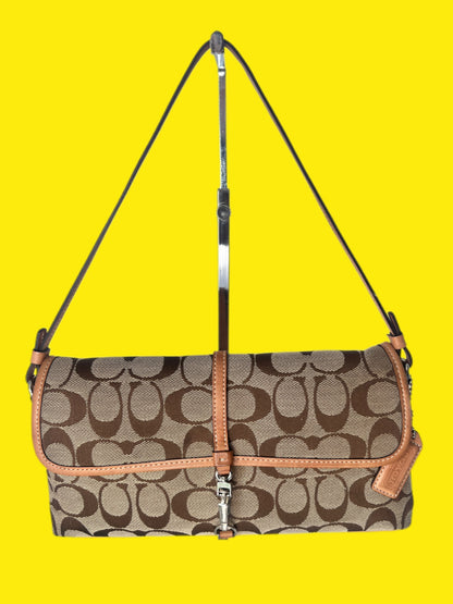 Vintage Coach Hampton Clip Shoulder Bag