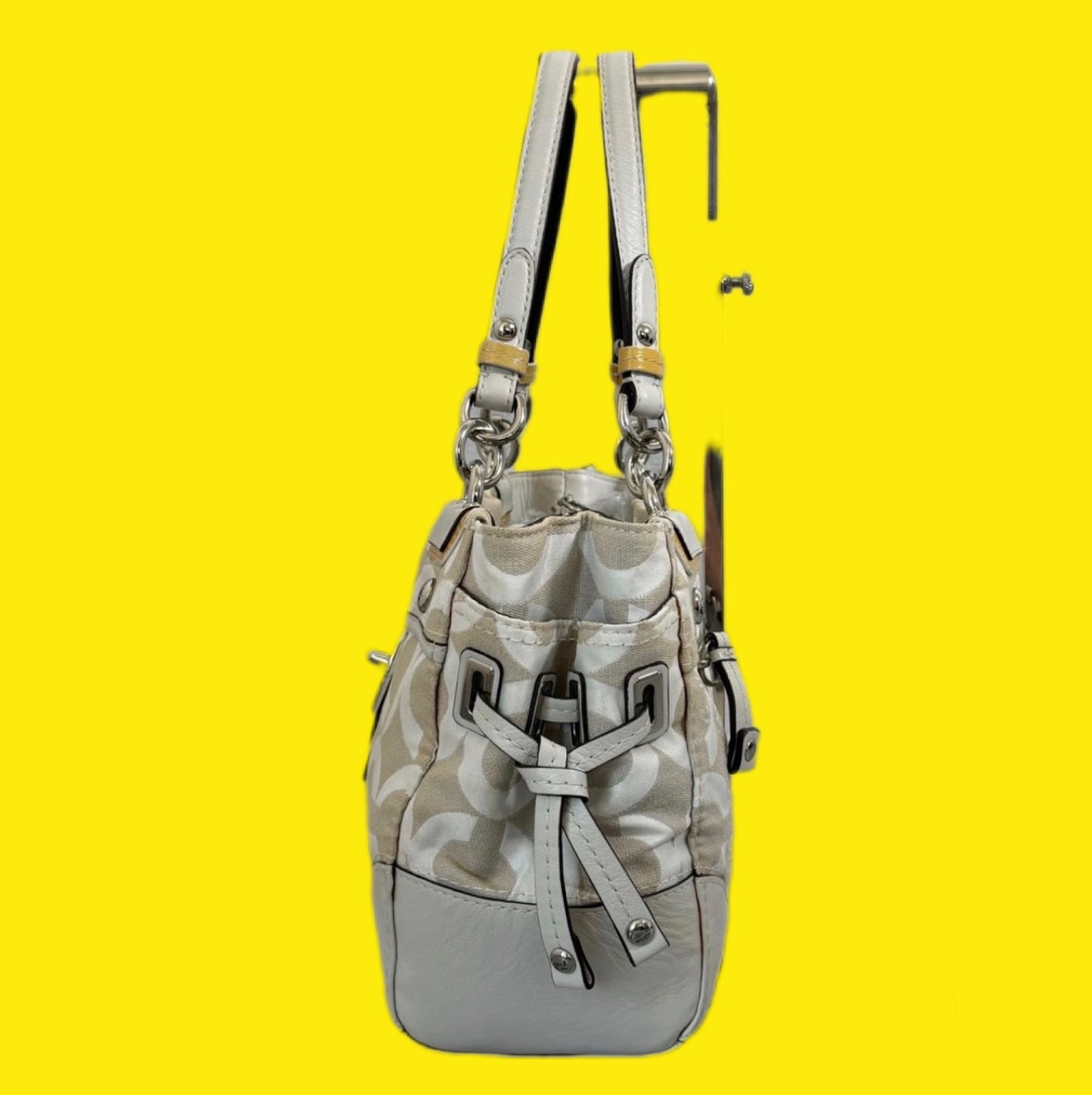 Vintage Coach Peyton Op Art Carryall