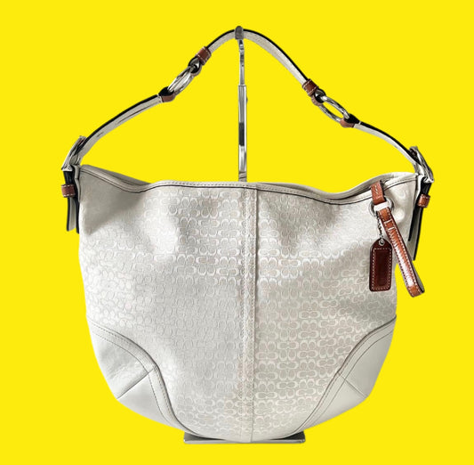 Vintage Coach Soho Signature Hobo Bag