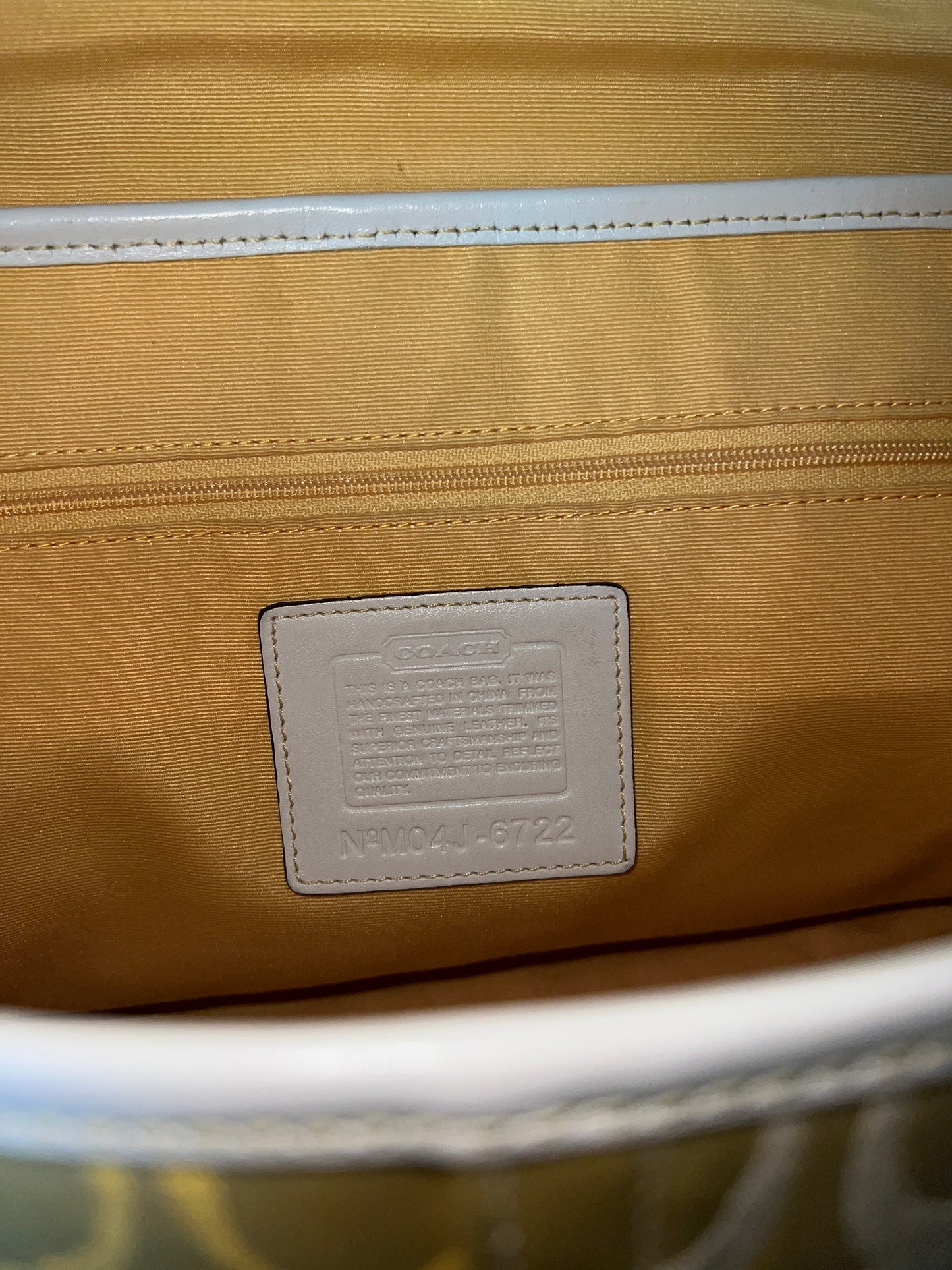 Vintage coach Soho yellow optic signature flap satchel