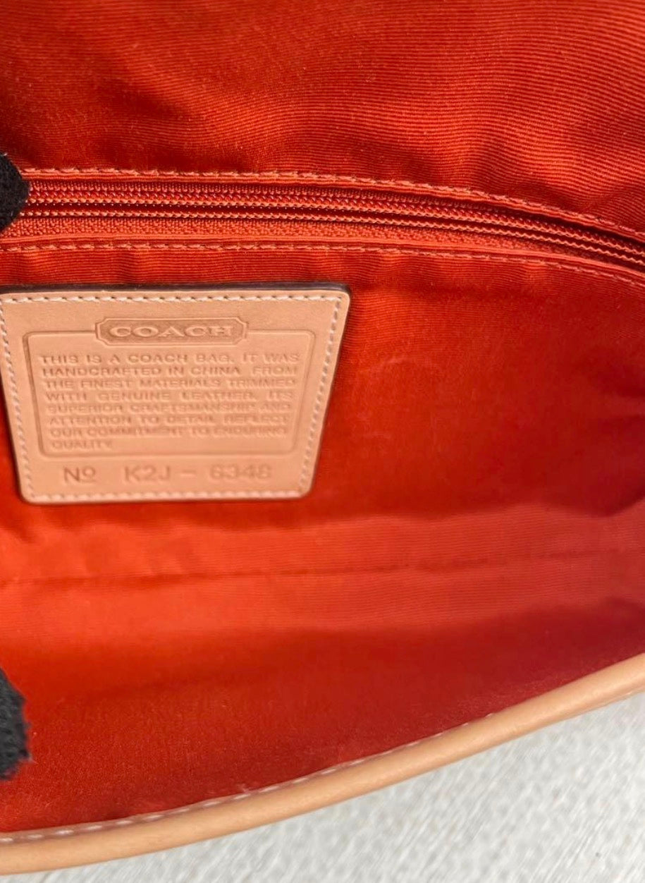 Vintage Coach Hampton Clip Shoulder Bag
