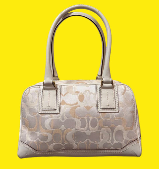 Vintage Coach Hampton Signature Satchel