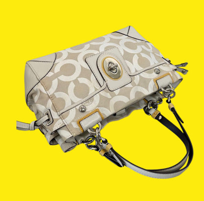 Vintage Coach Peyton Op Art Carryall