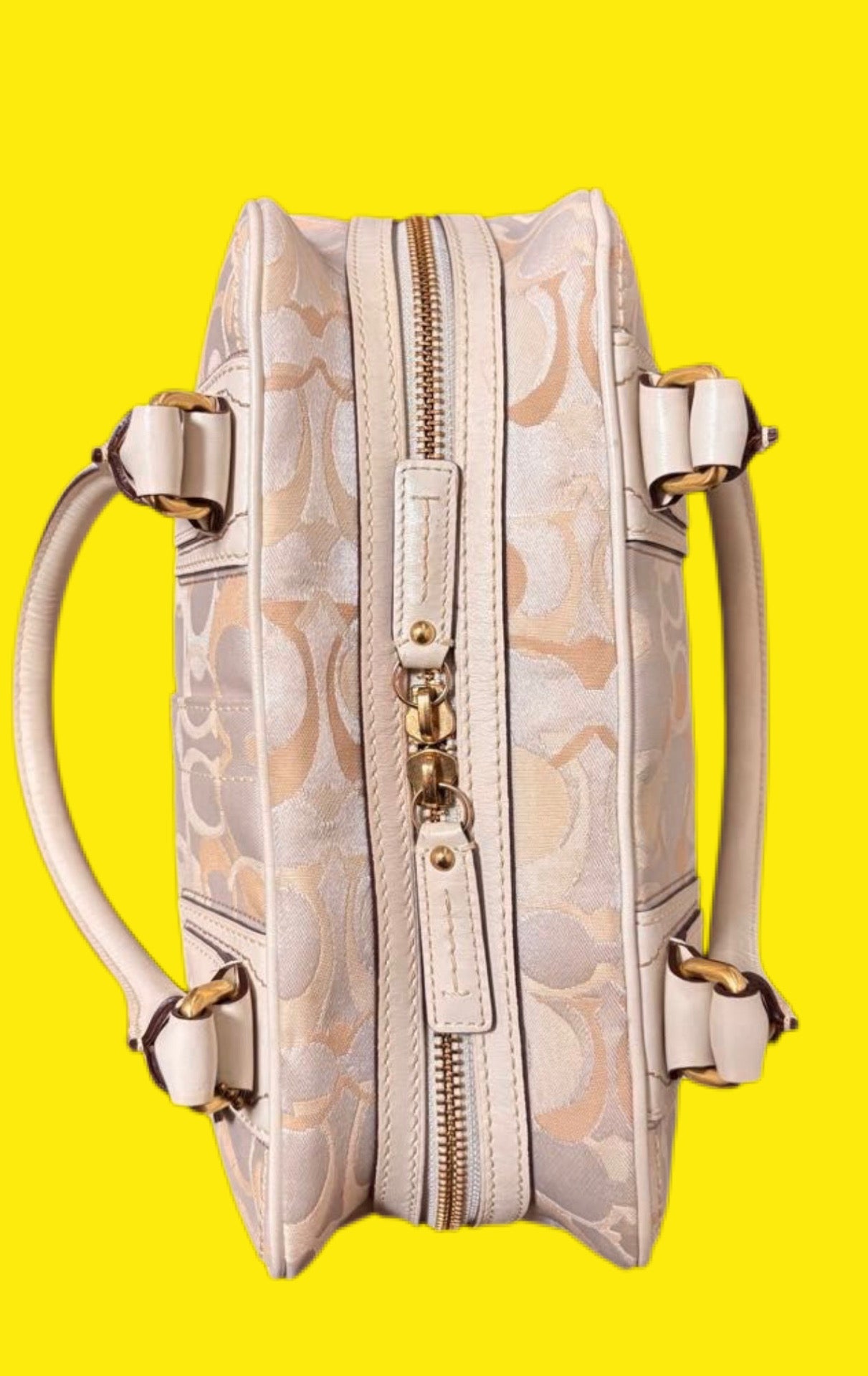 Vintage Coach Hampton Signature Satchel