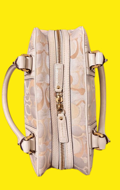 Vintage Coach Hampton Signature Satchel