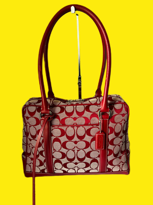Vintage Coach Signature Satchel