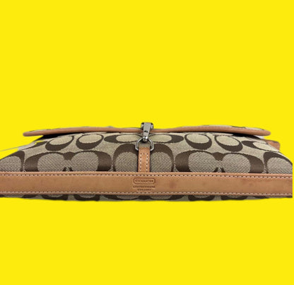 Vintage Coach Hampton Clip Shoulder Bag