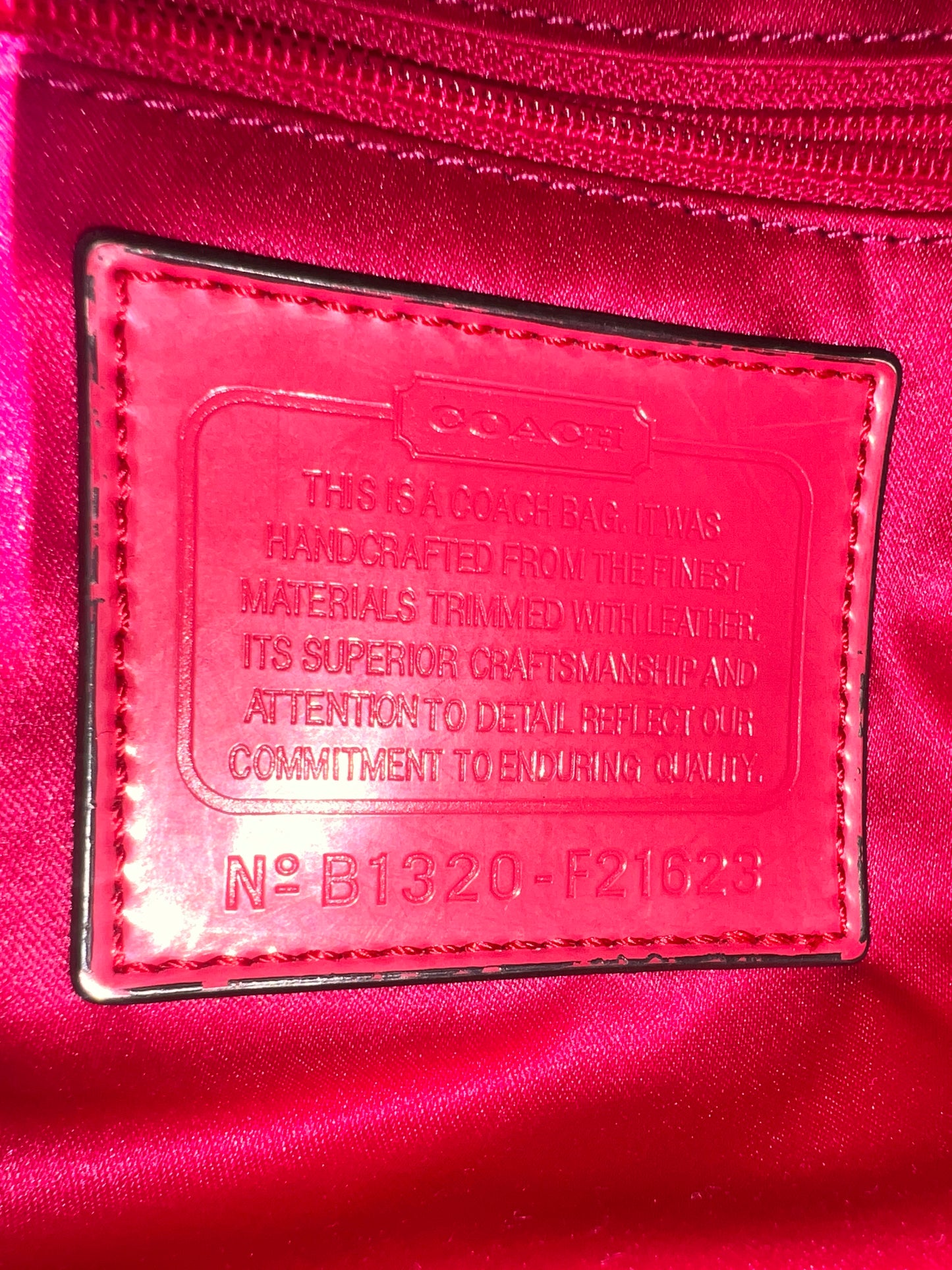 Vintage Coach Soho Signature Belt Shoulder Bag
